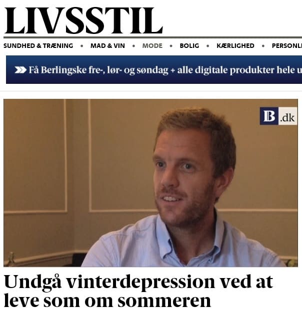 Psykolog Eivind Johansen - Undgå vinterdepression ved at leve som om sommeren